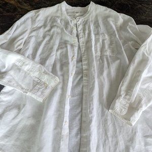 Gap Banded Collar Summer Shirt